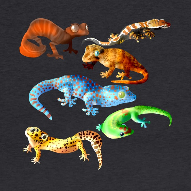 Gecko Galore by Blacklightco